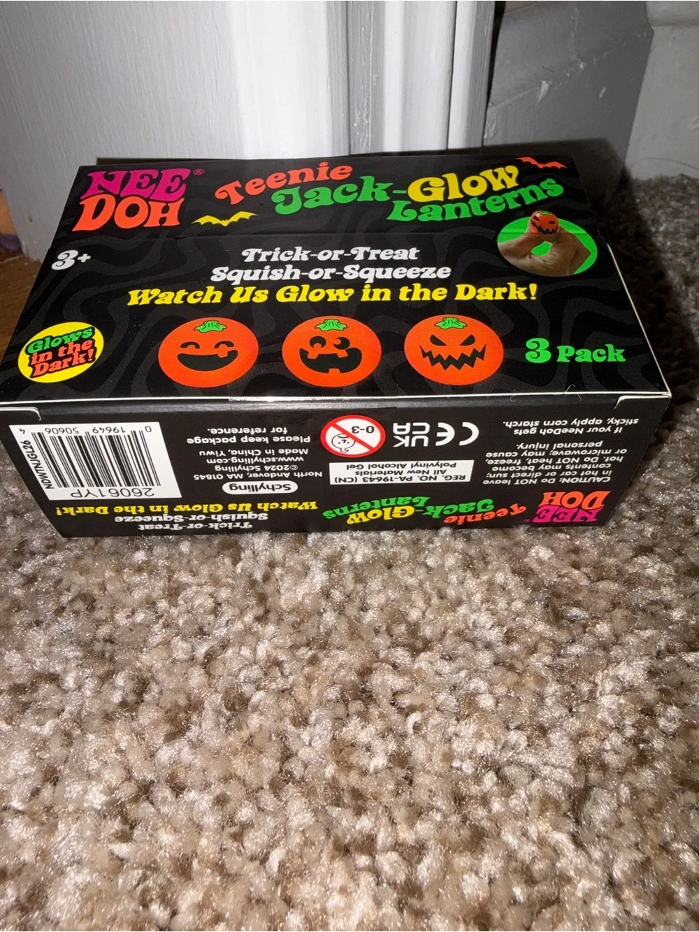 Teenie Jack-Glow Lanterns - Orange Glow (3 Pack)